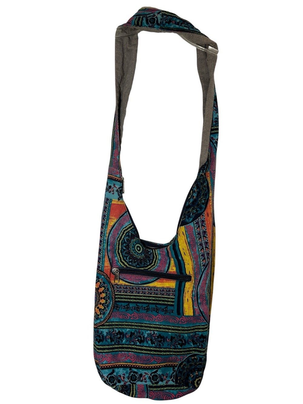 Multicolor Bohemian Pattern Crossbody Bag - Casual Sling